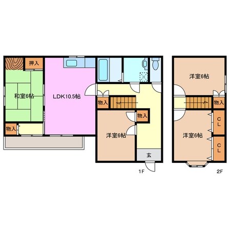 高茶屋駅 徒歩22分 1階の物件間取画像